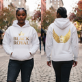 Three-Panel Fleece Hoodie